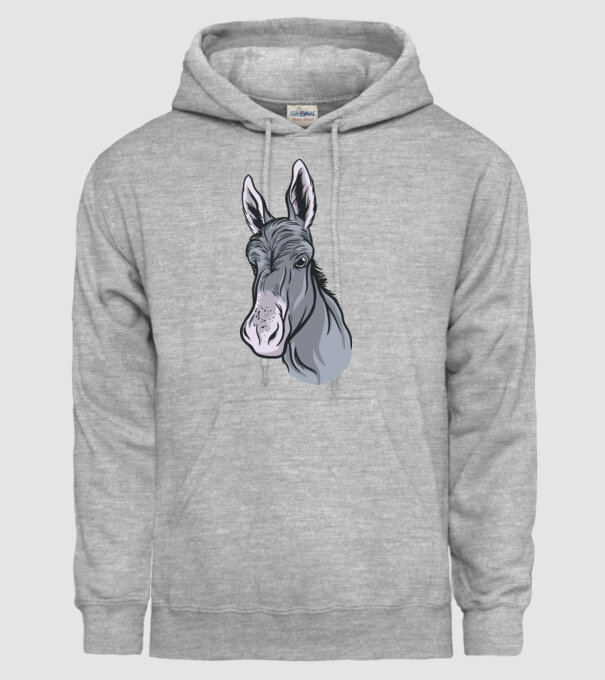 Măgăruș model gri pe tricou