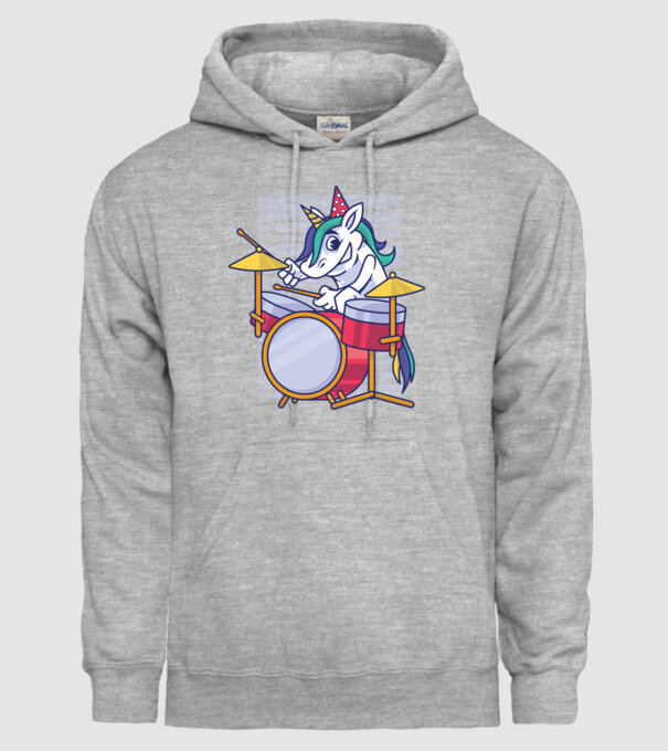 Unicorn Baterist Zi de naștere model gri pe tricou