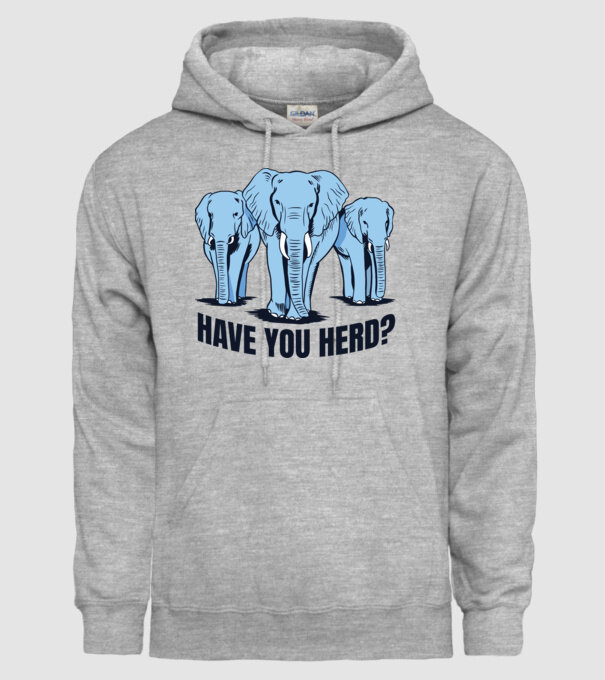 Elefanți model gri pe tricou