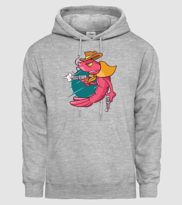Rac înarmat model gri pe tricou