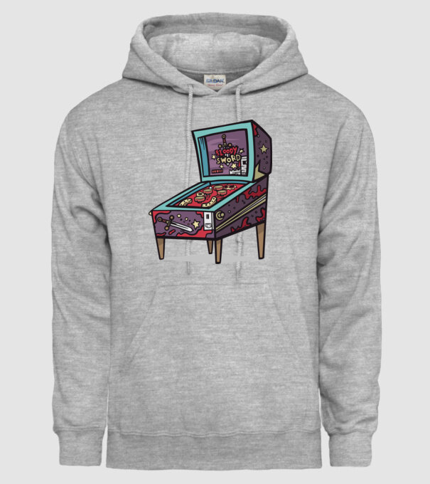 Flipper model gri pe tricou