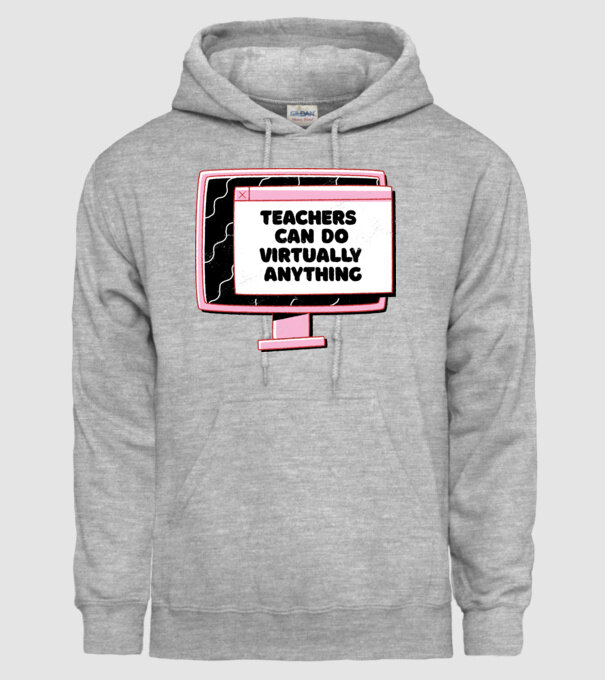 Home Office Pentru profesori model gri pe tricou