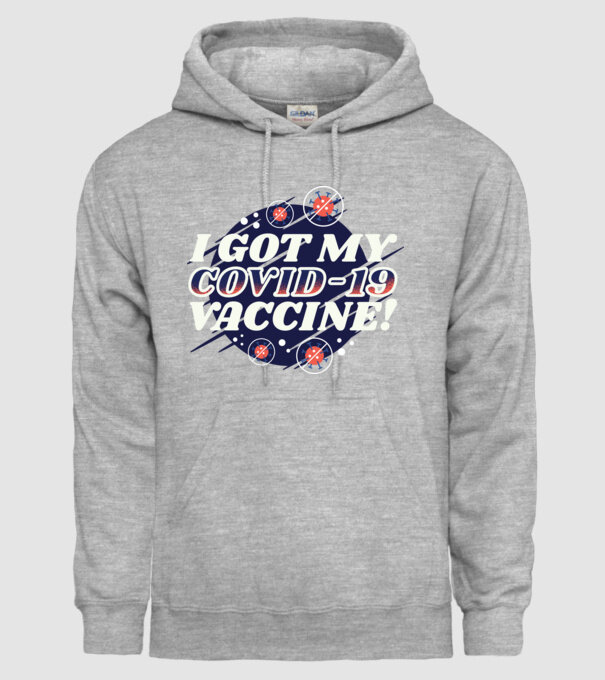 I got my Vaccine model gri pe tricou