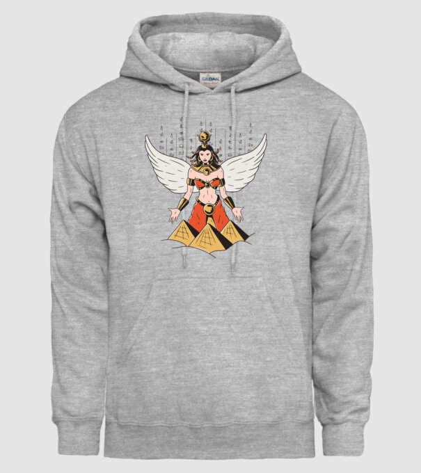 Zeița Isis model gri pe tricou