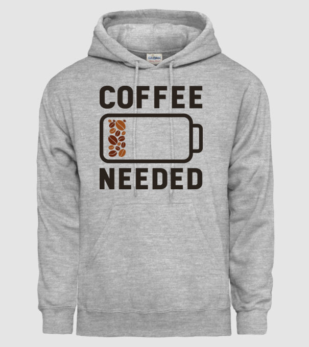 Am nevoie de cafea model gri pe tricou