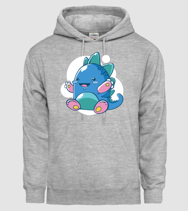Bebe dragon model gri pe tricou