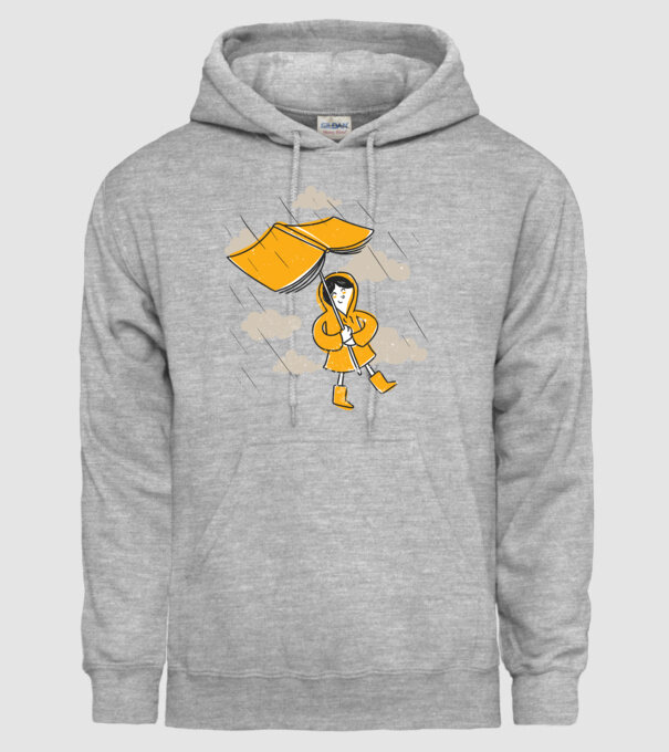 Umbrelă Carte model gri pe tricou