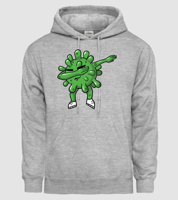 Coronavirus DAB dans model gri pe tricou