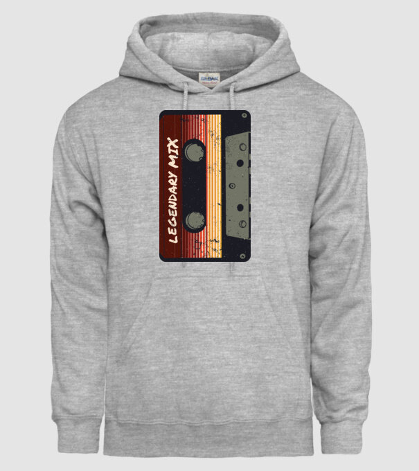 Casetă Legendary Mix model gri pe tricou