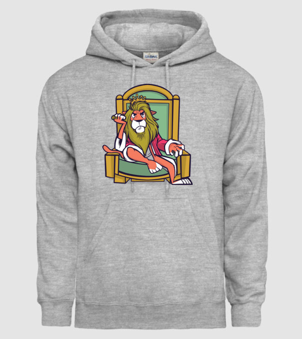 Lion King model gri pe tricou