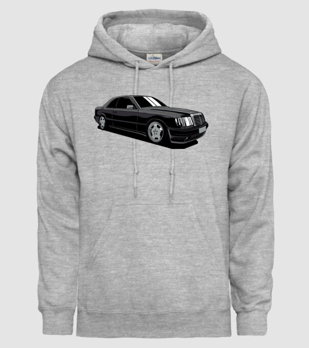 Mercedes model gri pe tricou