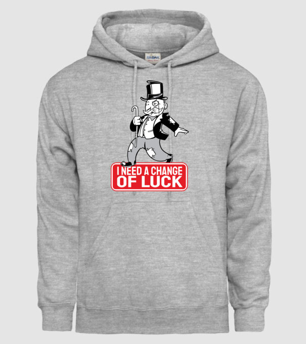 Monopoly - Am nevoie de puțin noroc model gri pe tricou