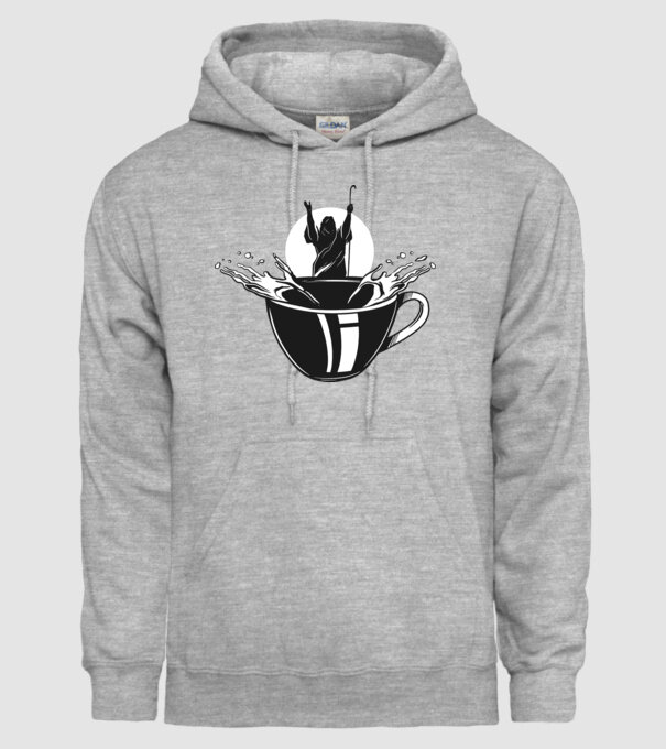 Moise cafea model gri pe tricou