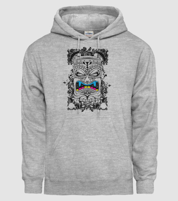 Stâlp totem antic model gri pe tricou