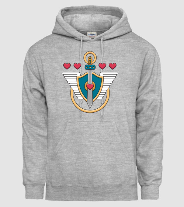 Scut - Gamer model gri pe tricou