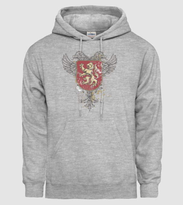 Scut - Leu model gri pe tricou