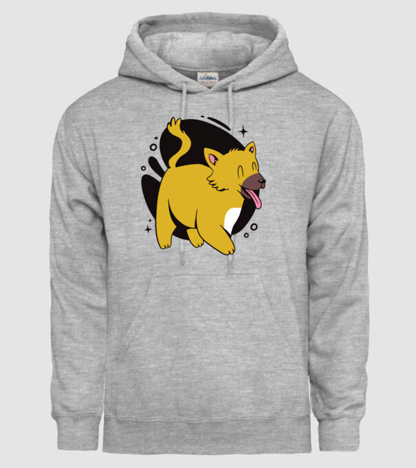 Vulpe model gri pe tricou