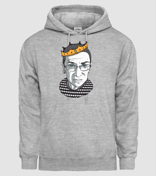 Ruth Bader Ginsburg model gri pe tricou