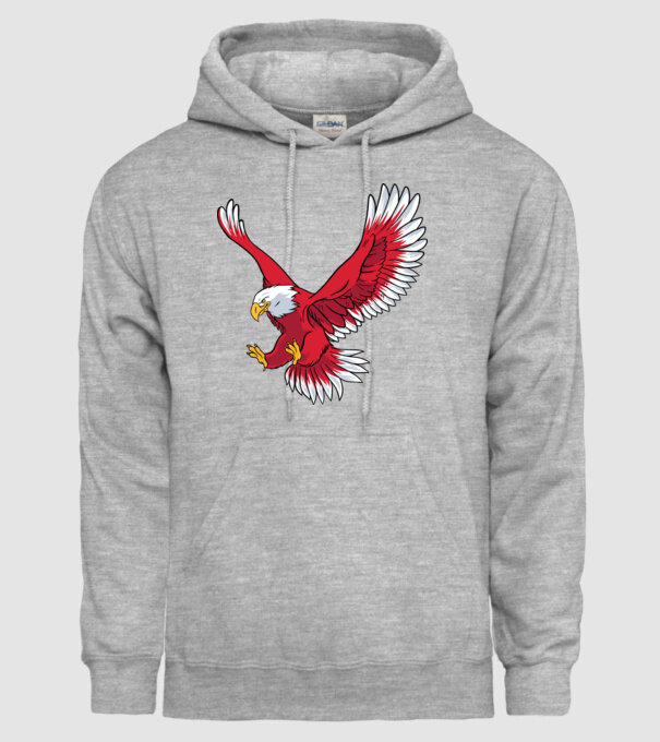 Vultur model gri pe tricou