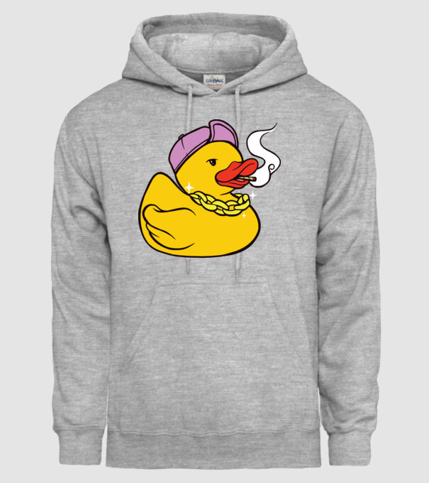 rățușcă de cauciuc Smoker model gri pe tricou