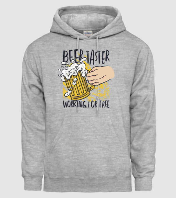 Degustare de bere model gri pe tricou