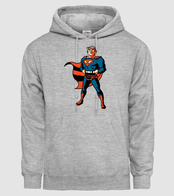 Super Trump Usa 2020 model gri pe tricou