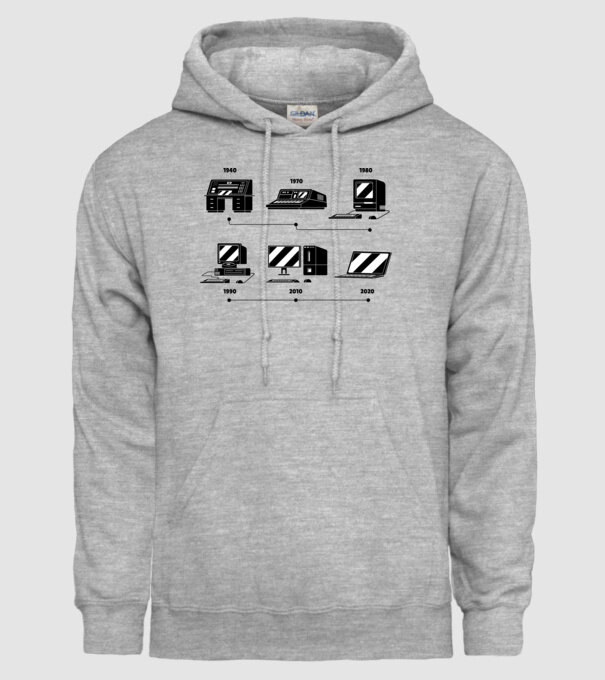 Evoluție Computer model gri pe tricou