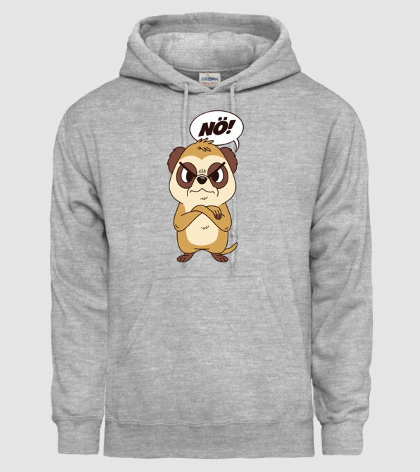 Suricată model gri pe tricou