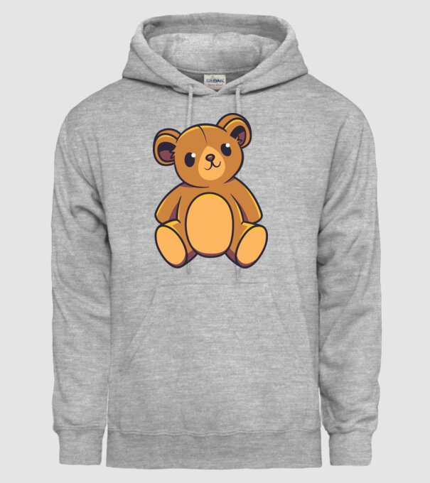 Ursuleț Teddy model gri pe tricou