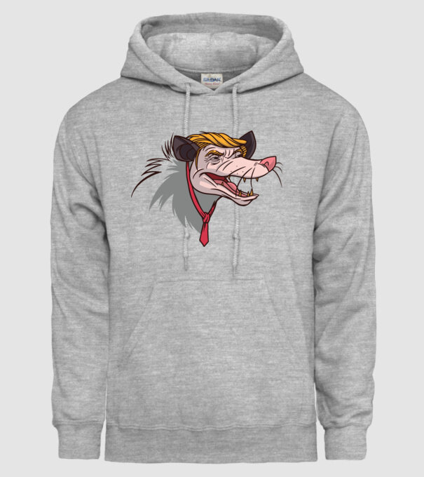 Trump Opossum model gri pe tricou