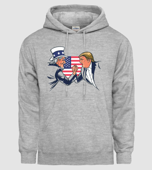 Trump Vs Unchiul Sam SUA 2020 alegeri prezidențiale model gri pe tricou