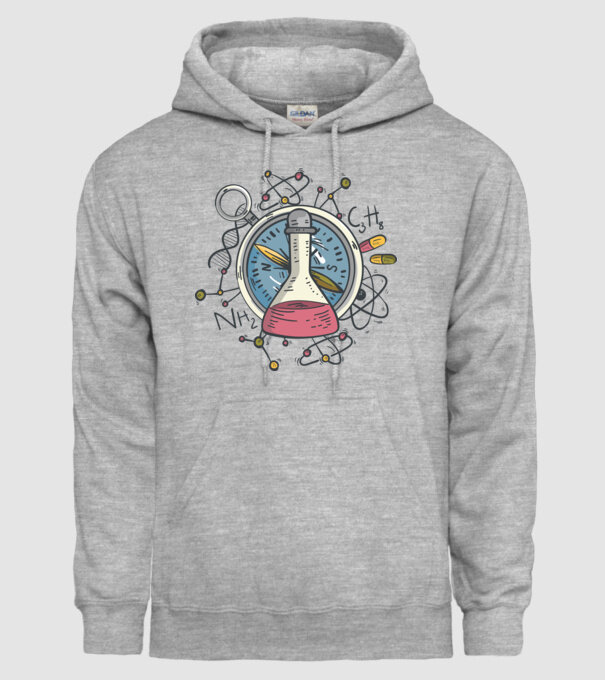 Științific - Chimie model gri pe tricou