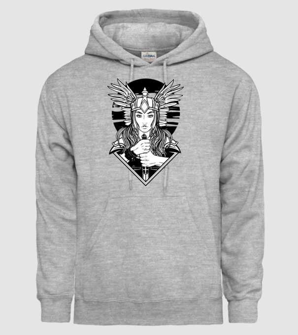 Zeița Valkyrie model gri pe tricou