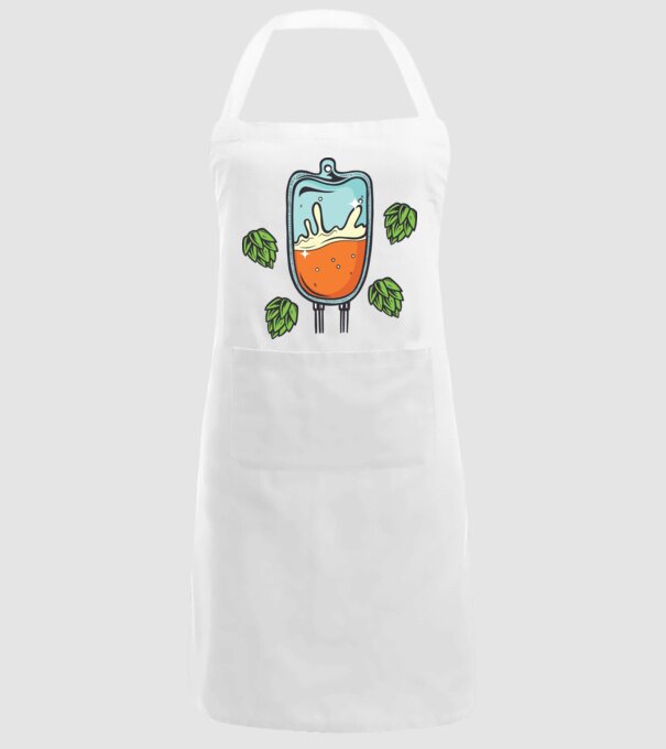 Grupa mea de sânge este IPA model alb pe tricou