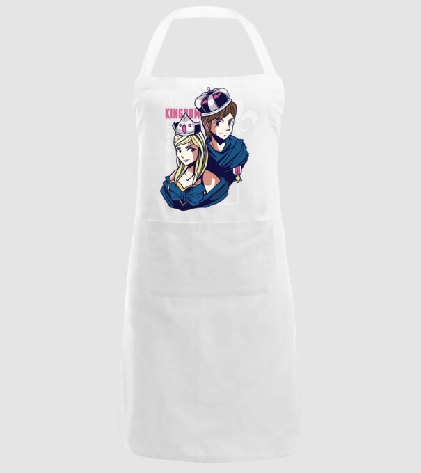 Anime este Regatul meu model alb pe tricou