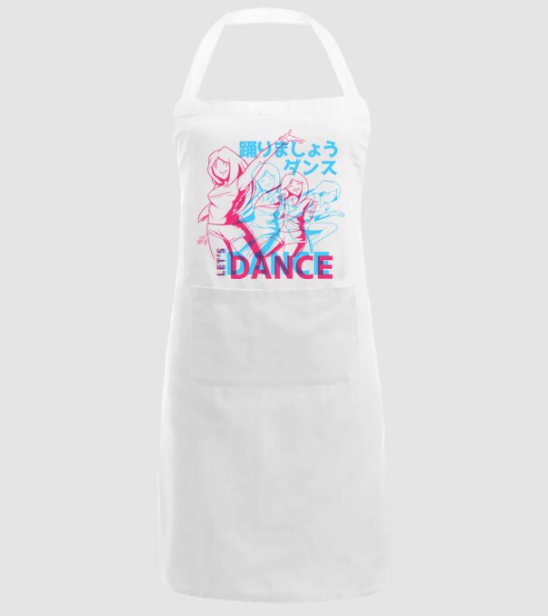 Anime Dance model alb pe tricou