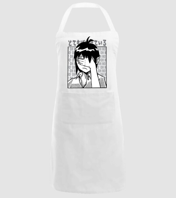 Cap Anime model alb pe tricou