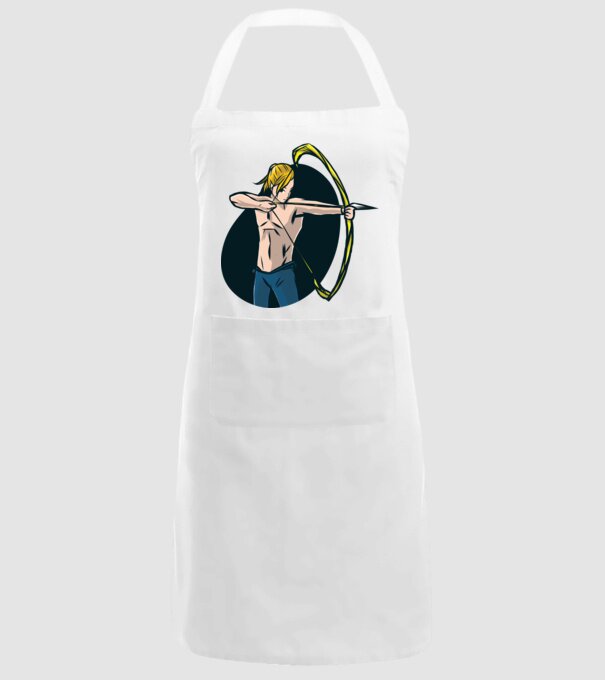 Fată arcaș Anime model alb pe tricou