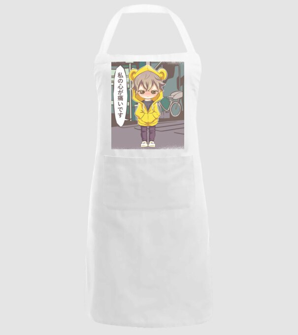 Anime Manga scenă model alb pe tricou