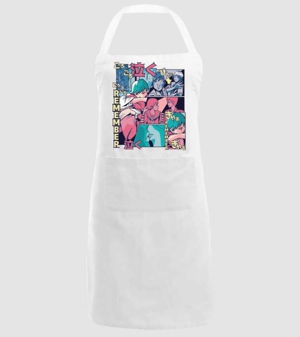 Anime Vaporwave benzi desenate model alb pe tricou
