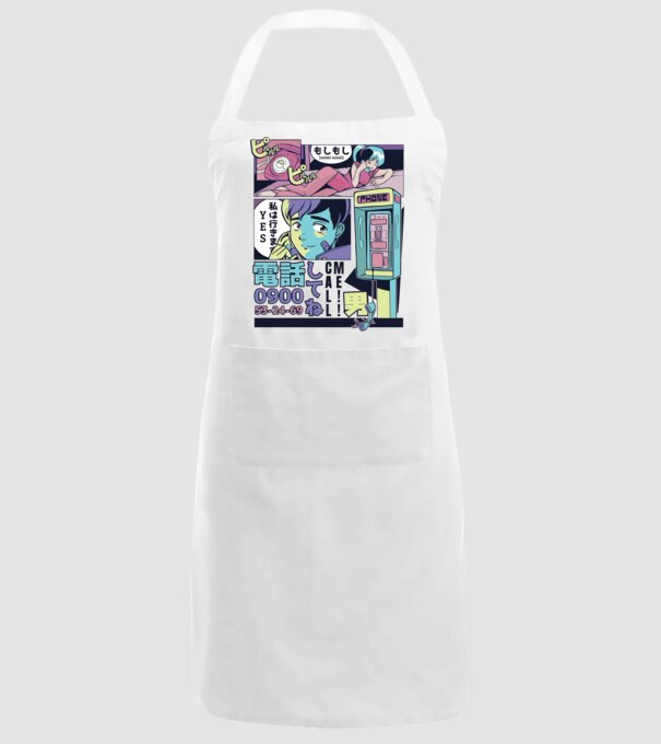 Anime Vaporwave benzi desenate model alb pe tricou
