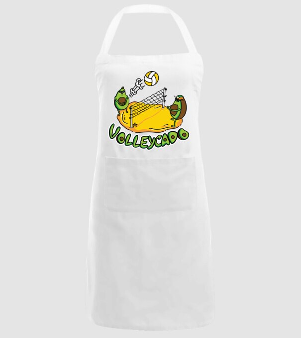 Avocado Volei model alb pe tricou