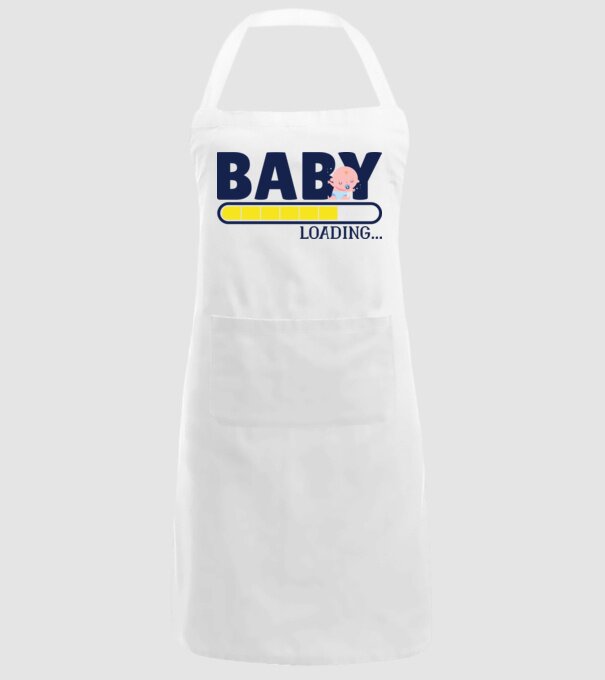 Baby is loading - tricou amuzant pentru mămici model alb pe tricou