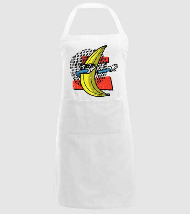 Banană DAB model alb pe tricou