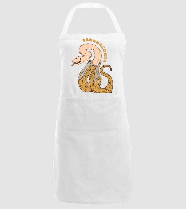 Bananaconda model alb pe tricou