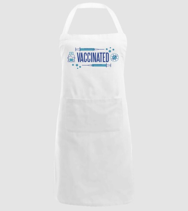 Sunt vaccinat model alb pe tricou