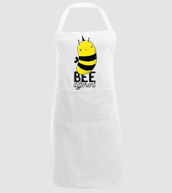 Bee different tricou albinuță model alb pe tricou
