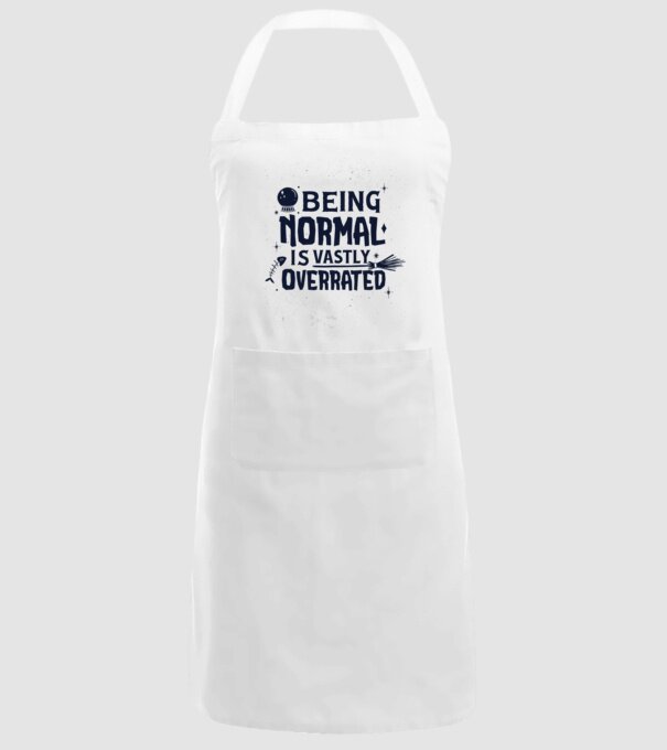 Being Normal is Vastly Overrated model alb pe tricou