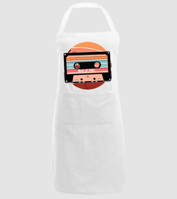 Best of 1985 retro Tape Birthday model alb pe tricou