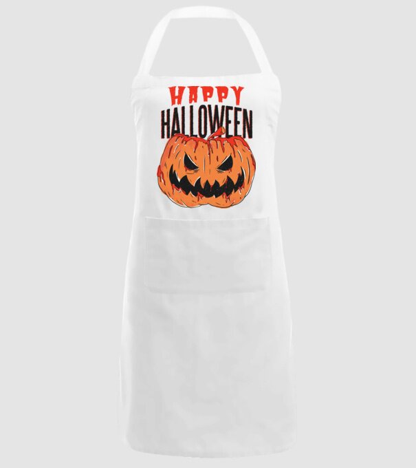 Happy Halloween Pumpkin model alb pe tricou